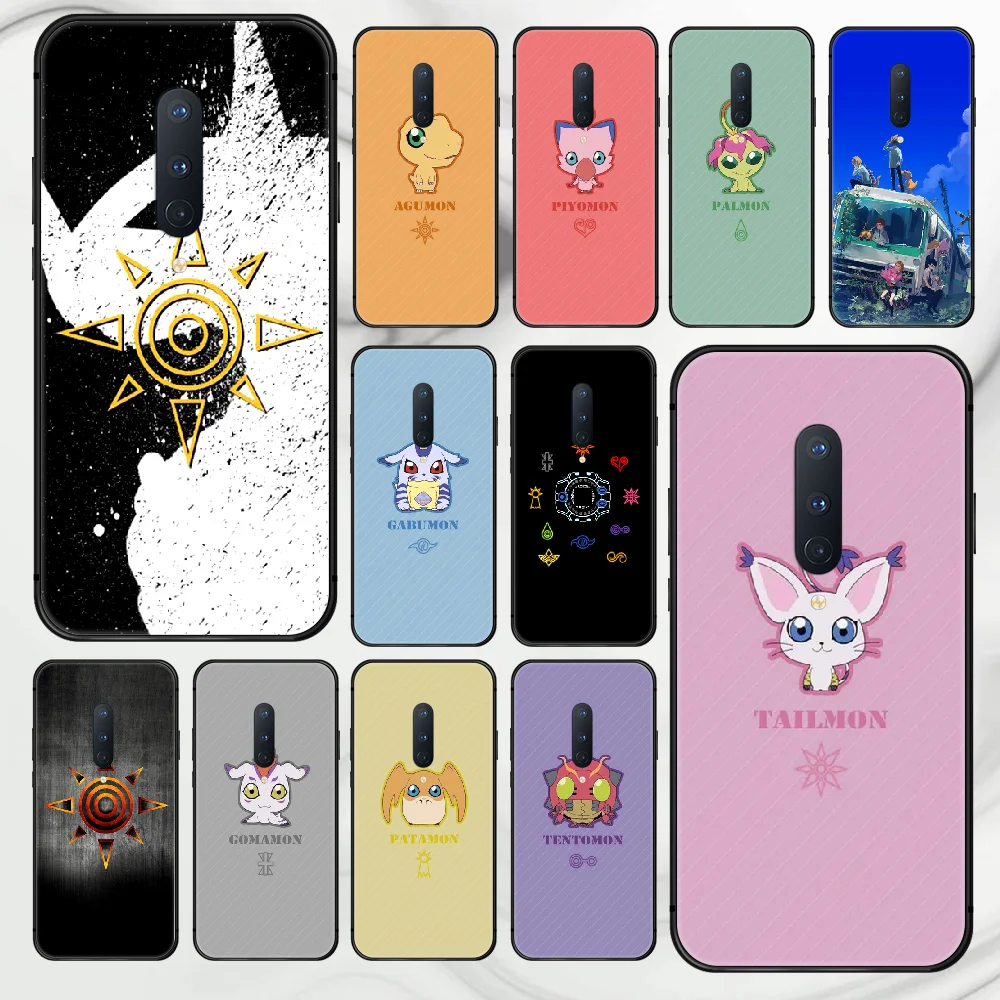 Чехол для телефона Digital monster Digimon чехол 1 + Oneplus 5T 6 6T 7 7T 8 8T Pro черный красивый бампер