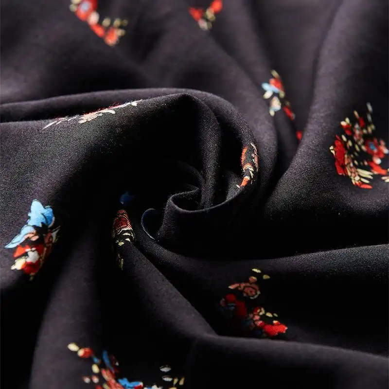 Женская плиссированная юбка YOINS черная длинная макси в богемном стиле с