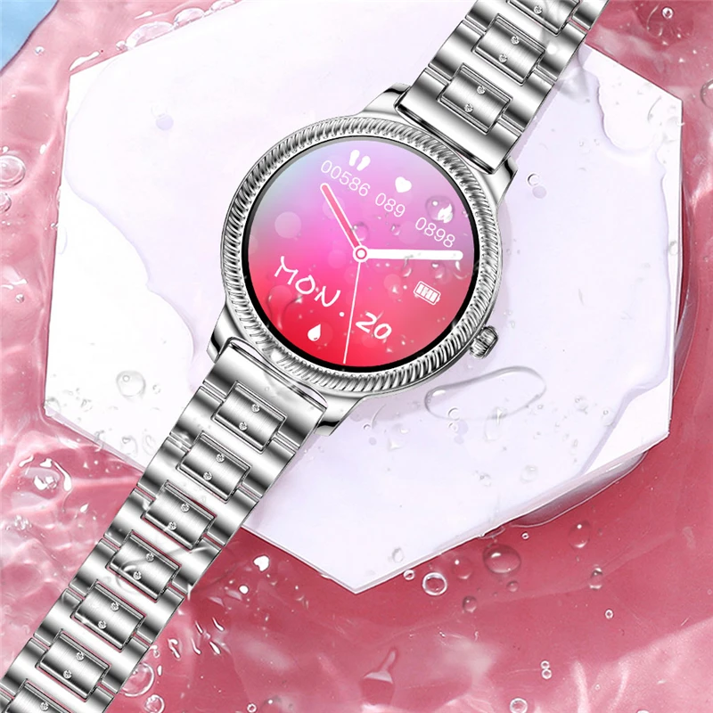 

TROZUM AK38 Woman Smartwatch IP68 Waterproof Custom Watch Faces 24 Hours Heart Rate Tracker Ladies Smart Watches Women 2021
