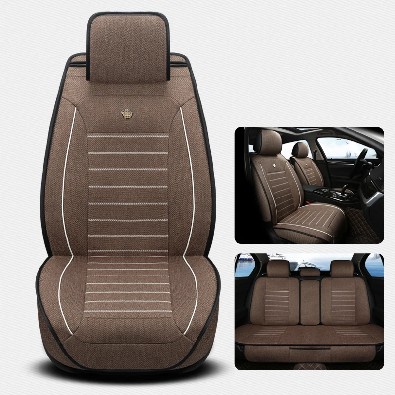 

High quality Special Linen Car Seat Cover auto-covers for alfa romeo ford fiesta kia ceed volvo V50 led car accesorios automovil