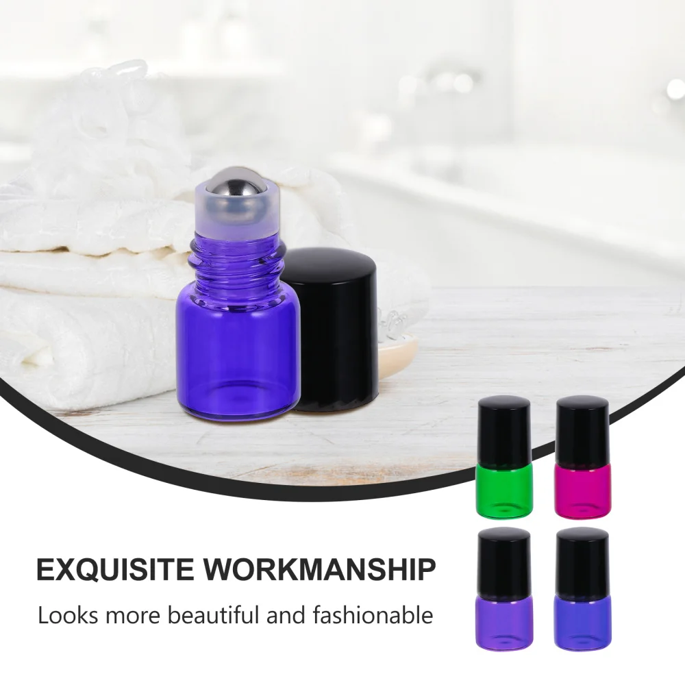 

40PCS Refillable Roller Bottles Compact Perfume Essential Oil Roll On Bottle