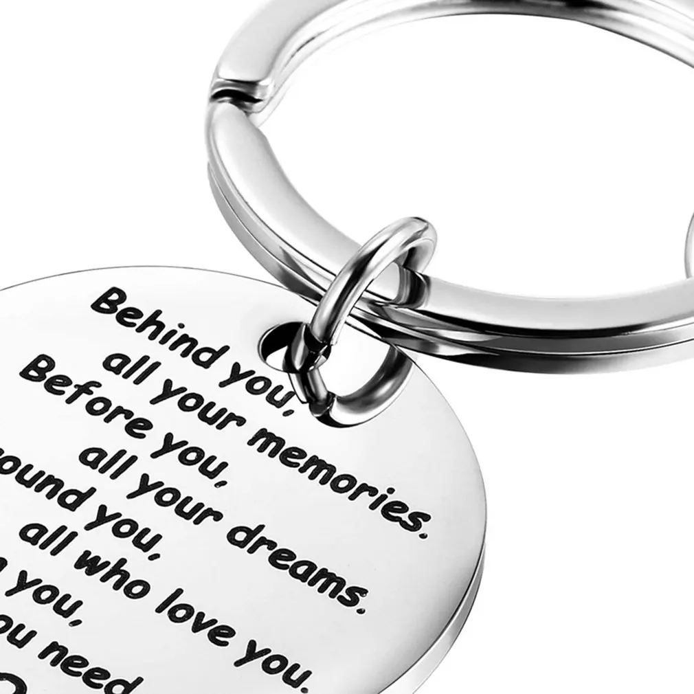

Graduation Keychain Stainless Steel Key Ring With Text And 2021 Graduation Cap Signet Pendant Congratulations Gifts