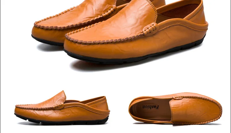 Мужские лоферы; кожаная мужская повседневная обувь; zapatos de hombre mocasines; слипоны; цвет белый, черный; сезон весна-осень; buty meskie; большие размеры 46, 47