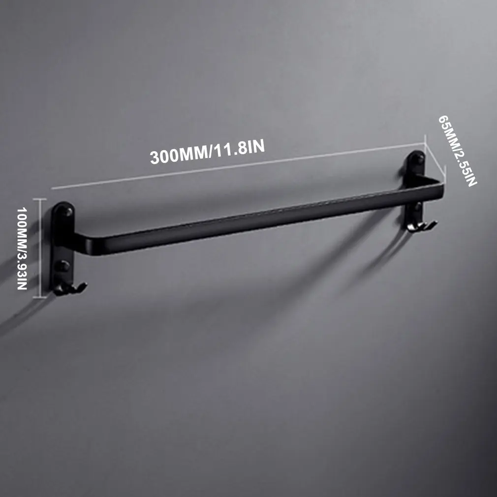 

Single Towel Rack Towel Holder Towel Bar Slipper Self Wall Mount Hanger Cloth Holder Shoe Rack Organizer With Hooks