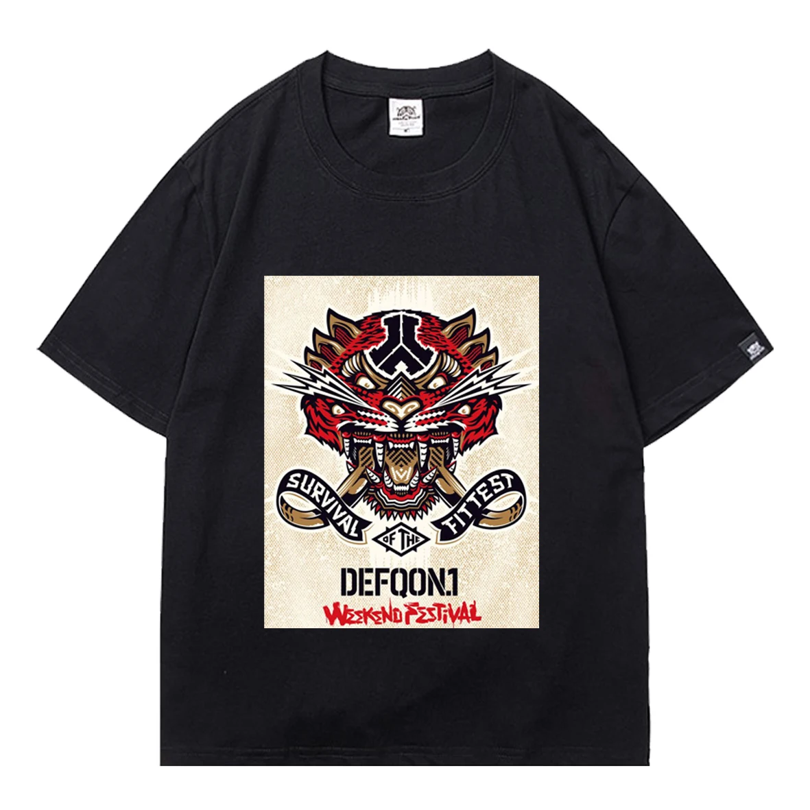 

Defqon 1 Men T-shirt Unisex Short Sleeve Music Festival Cool Anime T-shirts Teen Summer 2021 Harajuku Oversized T-shirt O-neck
