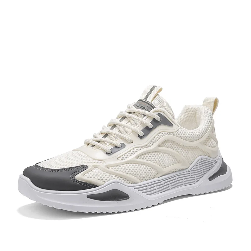 

2020 four seasons new breathable mesh sports men's shoes fashion casual personality running shoes wear-resistant non-slip shoes