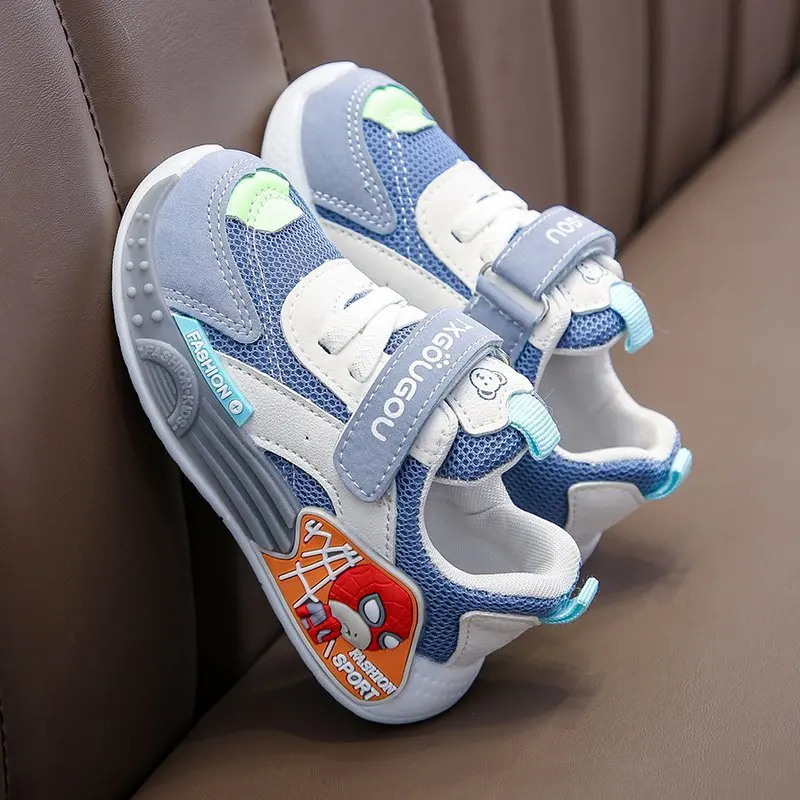 

Disney children's cartoon Minnie Mickey non-slip soft sole casual shoes baby first walker sneakers boys and girls shoes