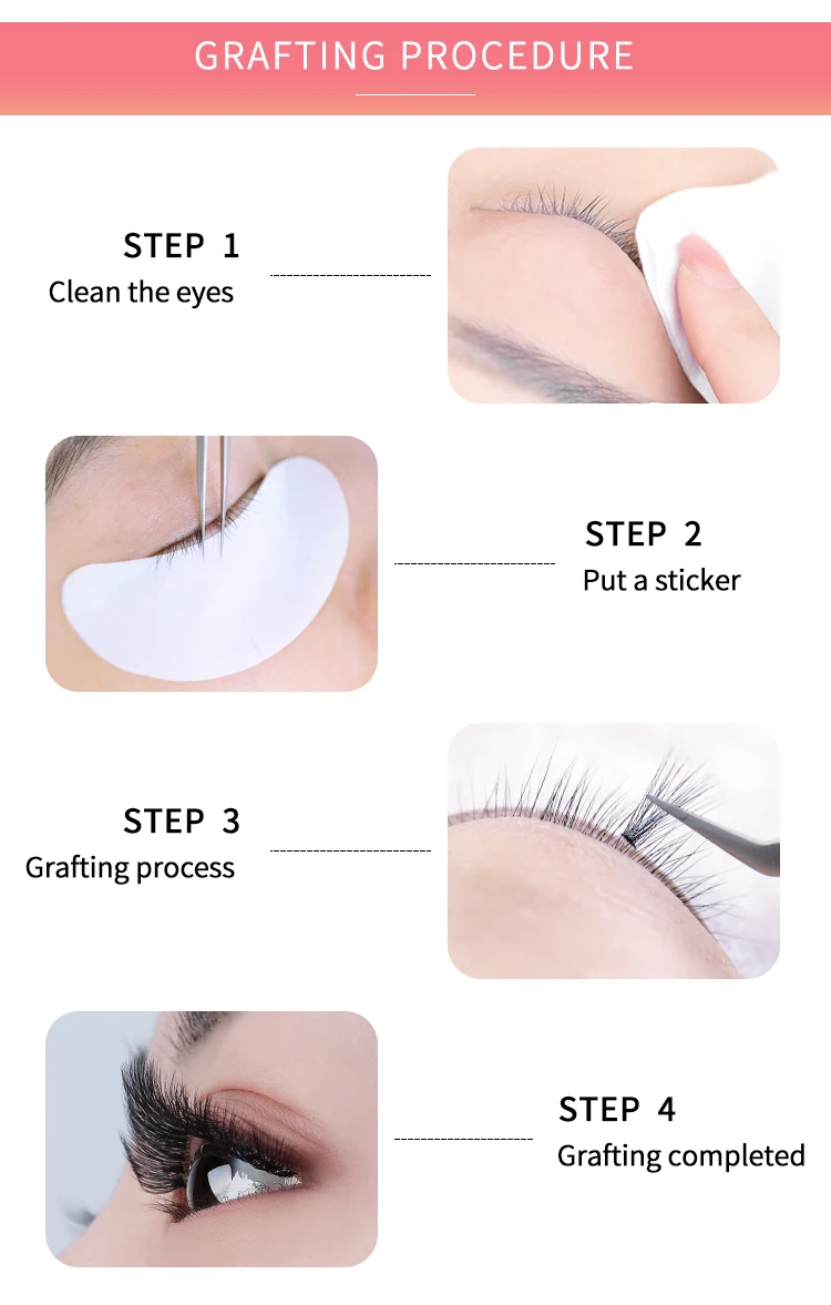 Efc beauty 0,05-30D Индивидуальные ресницы 30d Кластерное наращивание ресниц Профессиональные норковые накладные ресницы