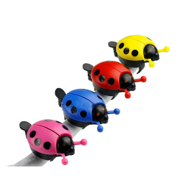 

1PC Bike Cute Horn Alarm Bell Child Bicycle Accessories Bicycle Bell Ring Beetle Cartoon Ladybug Bell Ring 2021 New