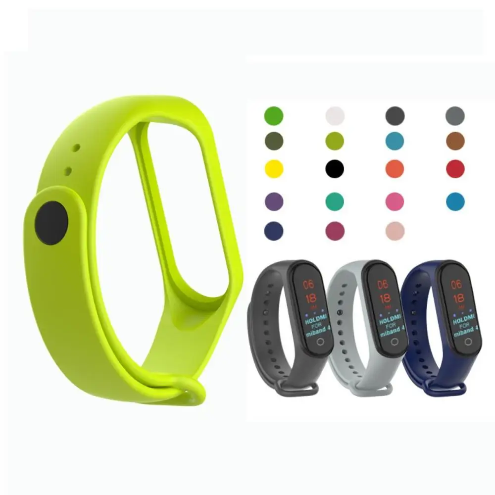 Силиконовый ремешок на запястье для Mi Band 2 сменный смарт браслет Xiaomi