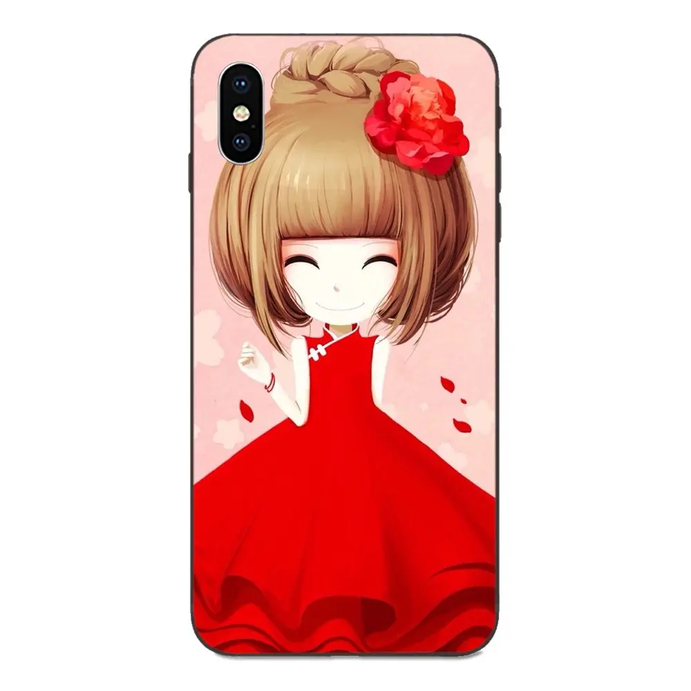 Простое художественное милое платье принцессы для huawei mate 9 10 20 P8 P9 P10 P20 P30 Lite Mini Play
