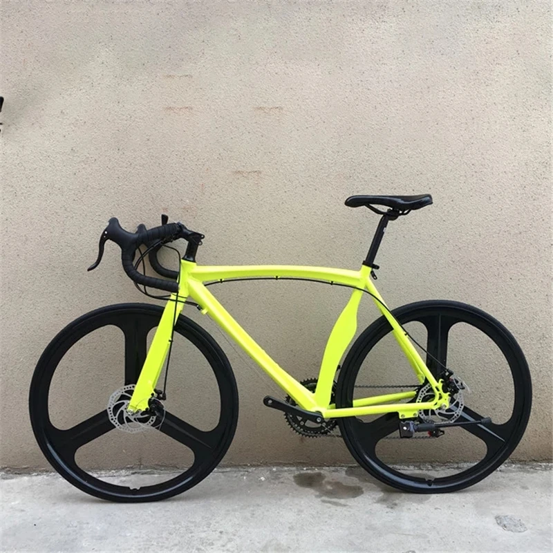 

Шоссейный велосипед с 16 скоростями 700C, рама из алюминиевого сплава, двойной дисковый тормоз, студенческий городской велосипед, изогнутый ил...