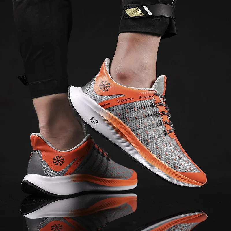 Спортивная обувь для мужчин 2019 летние новые мужские кроссовки со шнуровкой