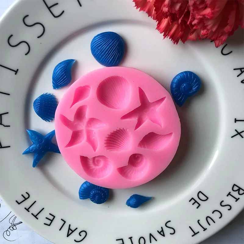

Marine Organism Silicone Mold Mobile Phone mould Decoration DIY Mode XGY-43