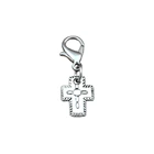 150 шт. старинные серебряные очаровательные бусины-кресты из цинкового сплава с застежкой-лобстером подходят для амулетного браслета DIY Ювелирные изделия 9x26,5 мм