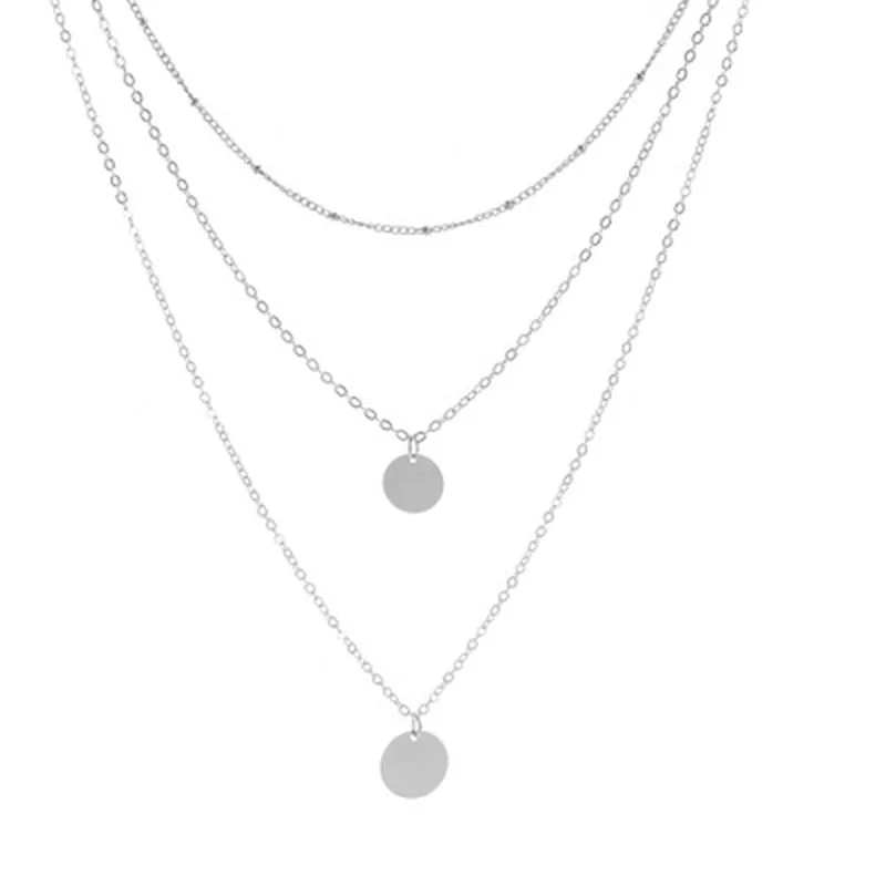 Многослойное ожерелье HebeDeer женские ожерелья с цепочками простые ювелирные