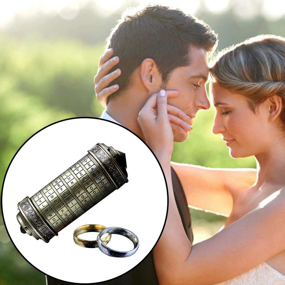 

Da Vinci Educational Toys Metal Cryptoex Metal Cryptex Locks Gift Ideas Code Lock Da Vinci To Marry Lover Escape Props