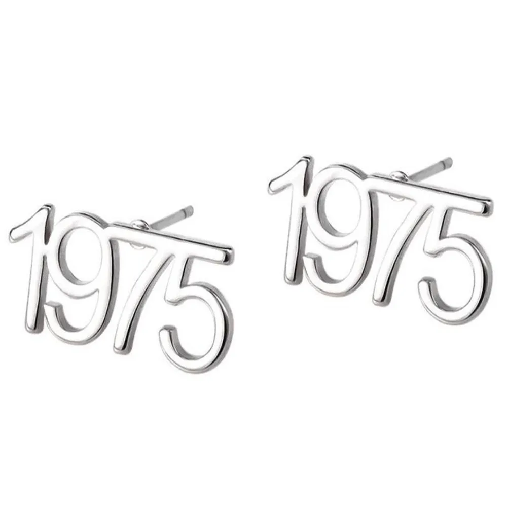 

AurolaCo Fashion Trend Personality Custom Name Earrings Custom Number Earrings Birthday EarringsGifts For Best Friend Girls