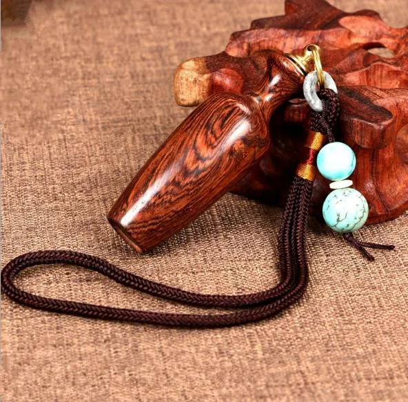 Табак бутылка ваза из розового дерева Этническая ручка портативная