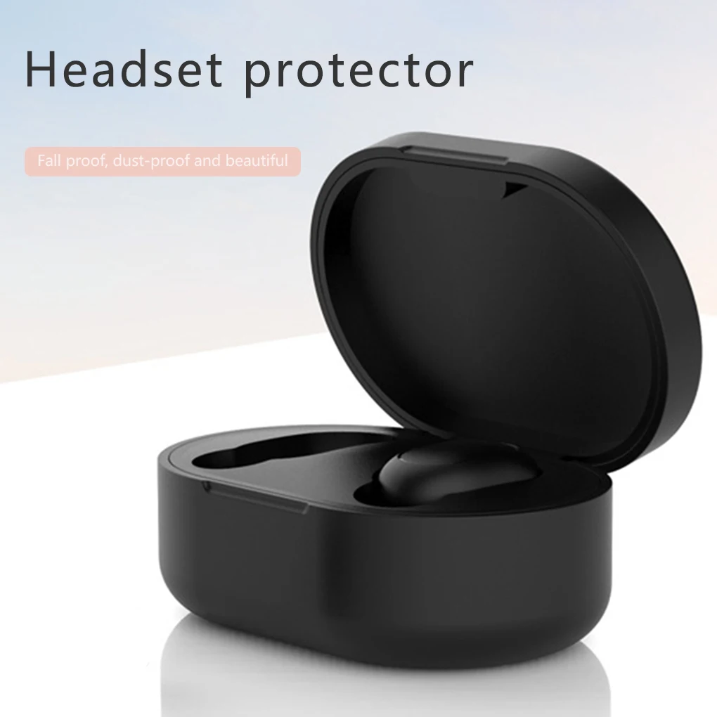 Новый чехол для Bluetooth наушников силиконовый защитный коробка беспроводной