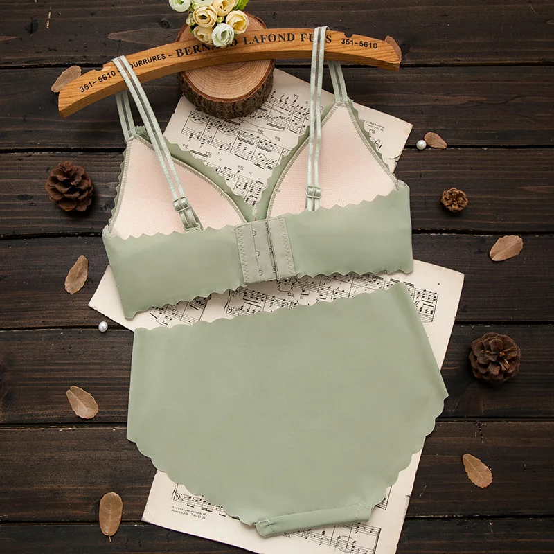 Нижнее белье для женщин без стального кольца отметки бюстгальтера тонкий