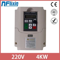 4kw 220v 1 phase input 380v 3 phase output frequency invertervariable speed drivefrequency converter