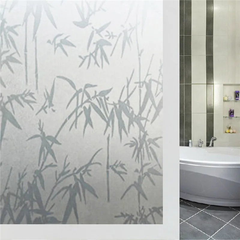 

Непрозрачная бамбуковая декоративная оконная пленка, 45*200 см