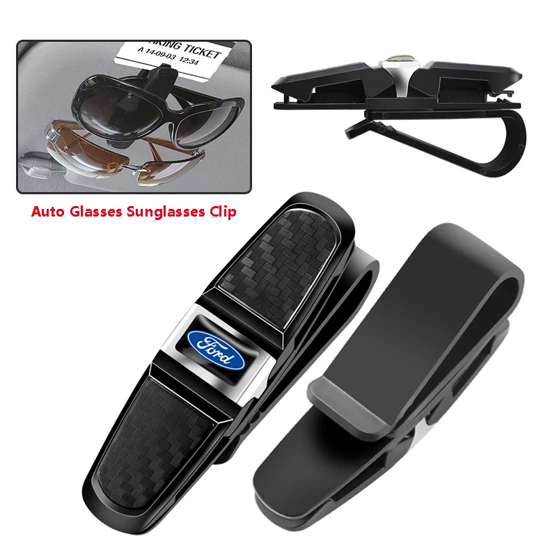 Автомобильные солнцезащитные очки с зажимом держатель для карт Ford 2 3 4 5 Mk2 Mk3 Mk4 Mk5
