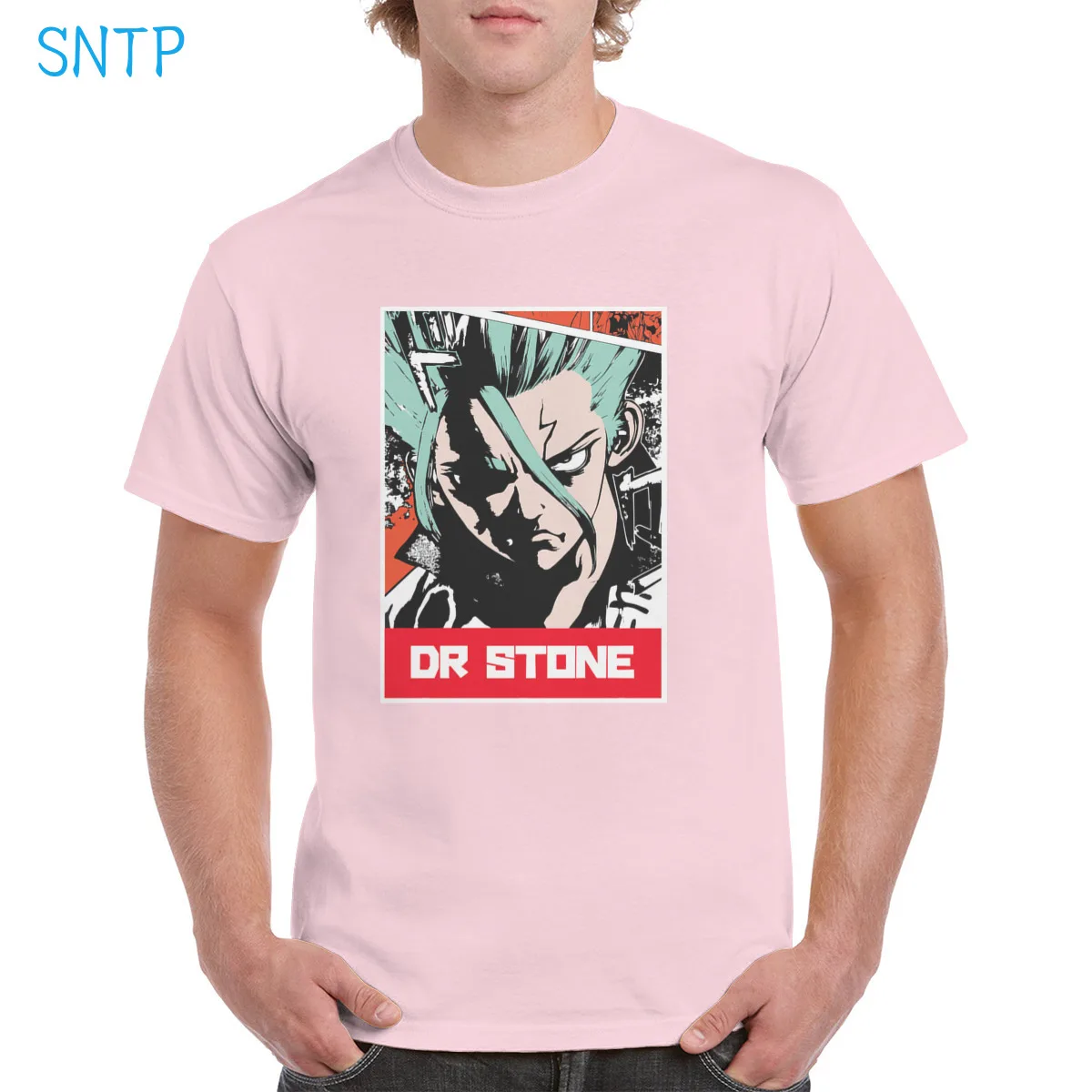 

Anime Dr. Stone Stone Wars Senku Ishigami Graphic t shirt Cotton Harajuku Pop Top Oversized Tee Female/Man