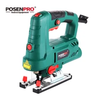 posenpro 800w laser jig saw variable speed multifunction jigsaw electric saw metal ruler 3 pieces saw blades led light