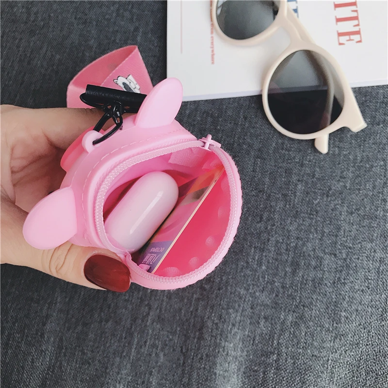 Модная Милая Мини Портативная сумка для наушников на молнии с sd-картой маленькая