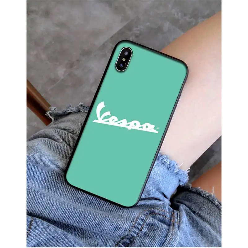 Мягкий чехол для телефона Babaite Vespa Scooter iphone 11 Pro Max X XS MAX 6 6s 7 8 plus 5 5S 5SE XR SE2020 |