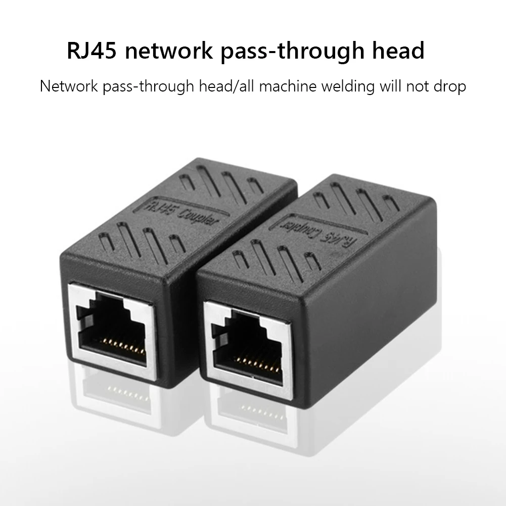 

Соединитель RJ45, Сетевой удлинитель, Ethernet-кабель RJ45, удлинитель, адаптер, гигабитный интерфейс, разъем «гнездо-гнездо» для сети