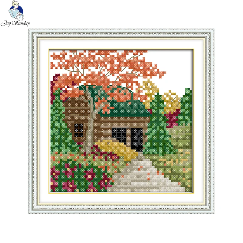 Всесезонные узоры для вышивки крестом ручной работы Набор aida распродажа