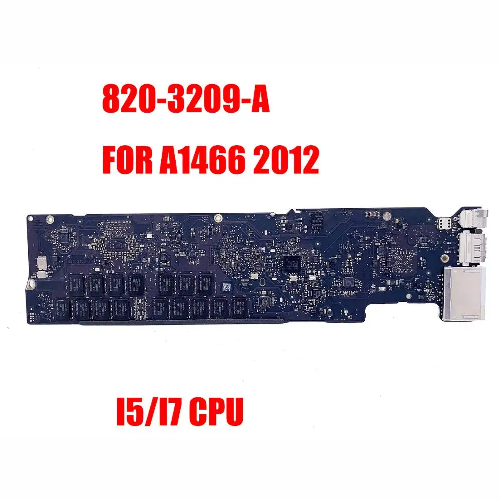 A1466 2012 820-3209-A материнская плата для ноутбука Macbook Air оригинальная 4 ГБ/8 ГБ ОЗУ I5/I7 ЦП