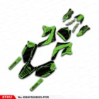 Персонализированные наклейки на мотоцикл Aftermarket для KX250F KX450F KXF 250 450 2006 2007 2008, стиль  KW4F0608005-POR