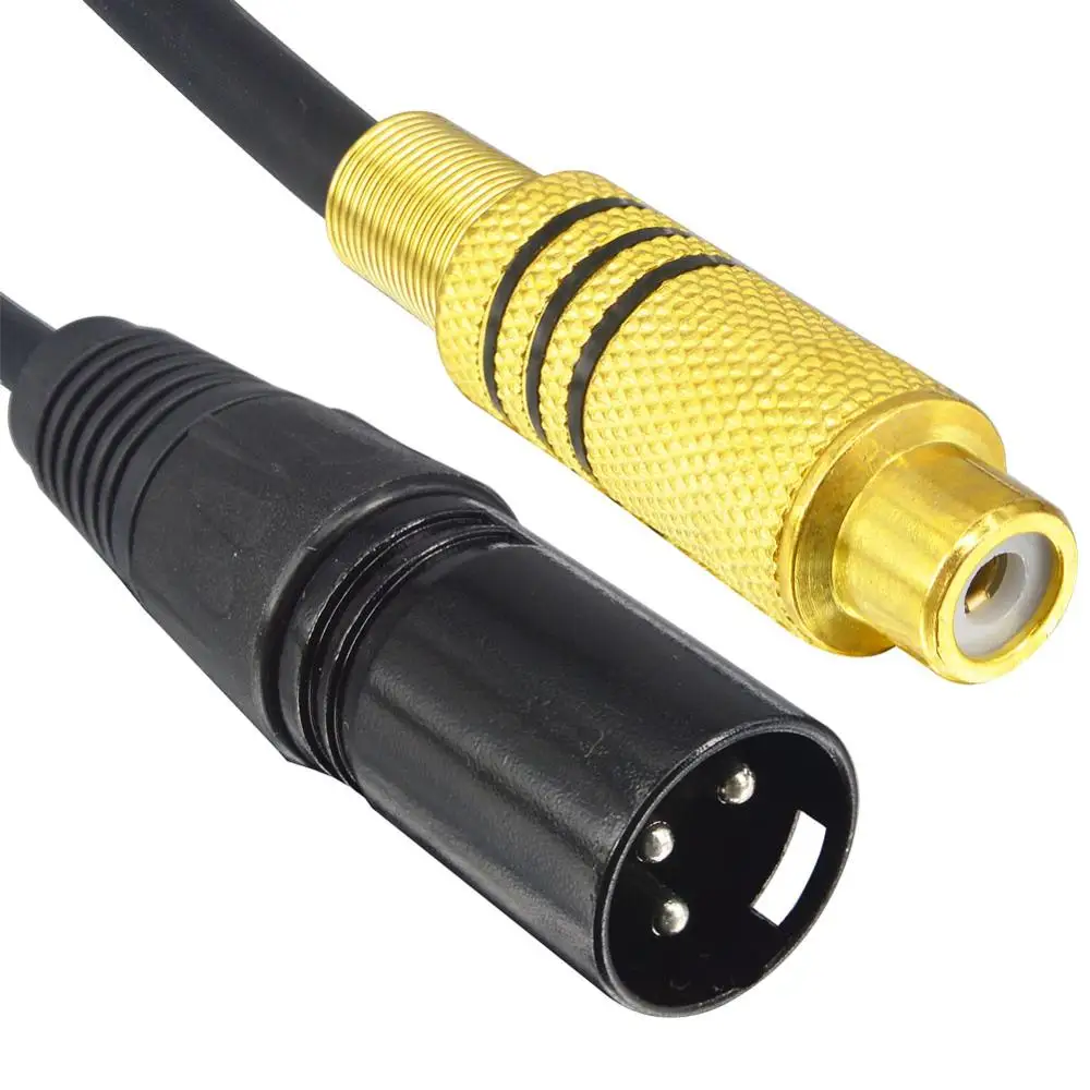 3 контактный XLR штекер кабеля к RCA гнездовой разъем аудио кабель 15 см кабель|cable