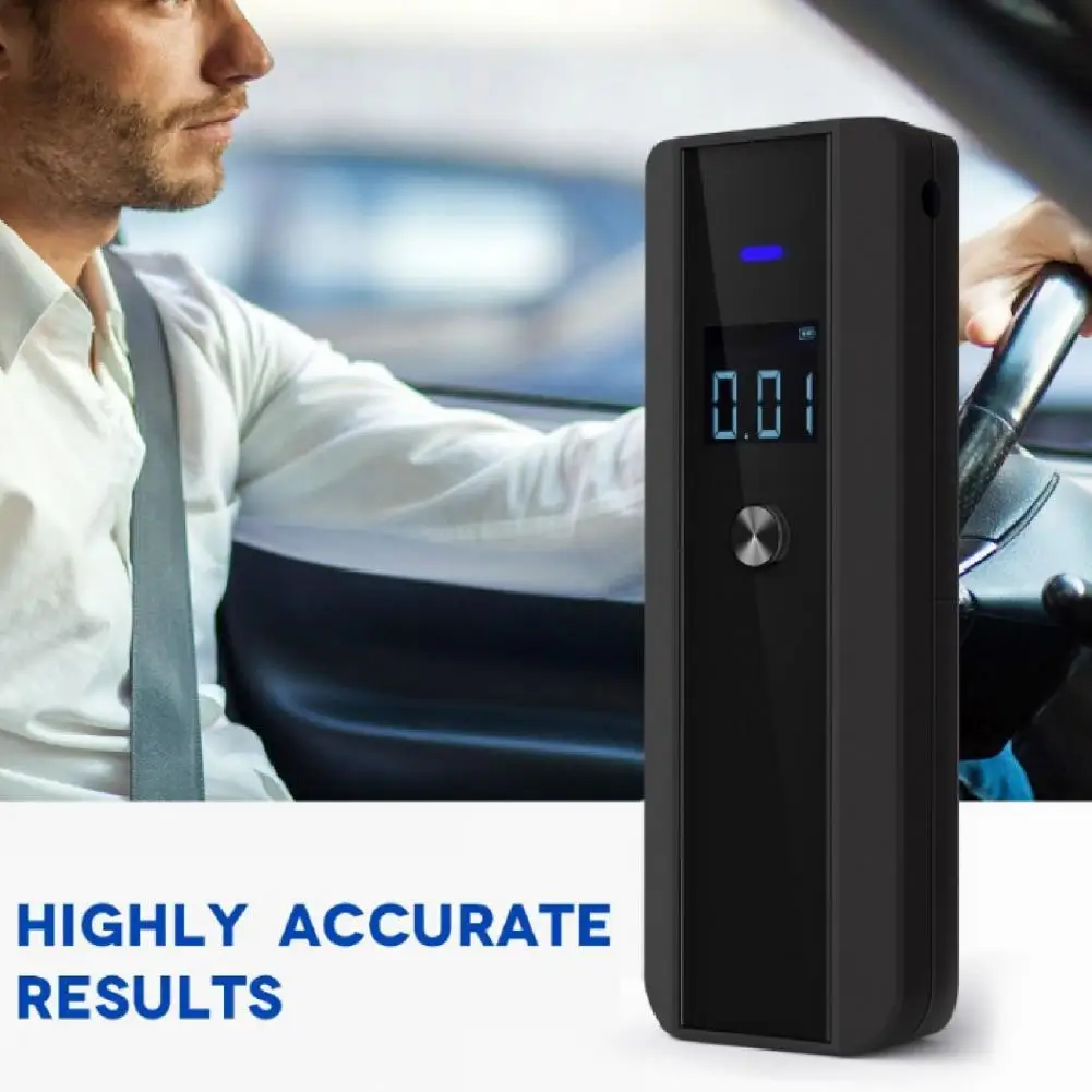 

High Accuracy Lightweight Professional Breathalyzer Alcohol Tester for Drivers