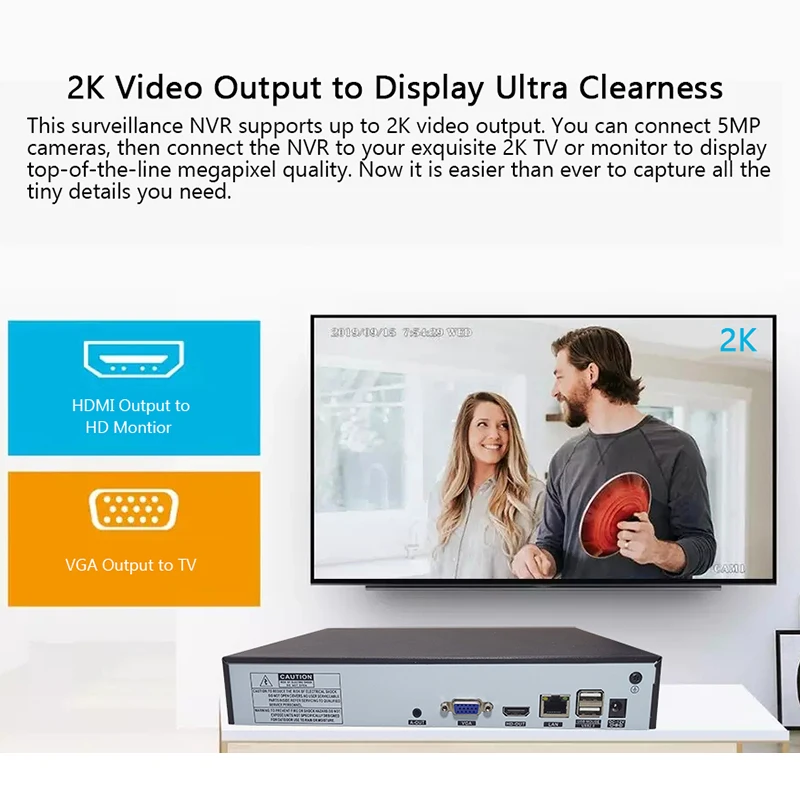 Умный сетевой видеорегистратор Tuya Onvif металлический чехол для IP-камеры