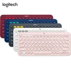Logitech K380 беспроводной Bluetooth клавиатура Бесшумная клавиатура и мышь комплект K380 черный