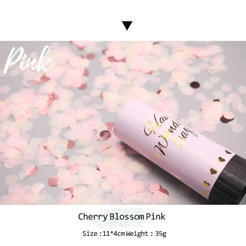 Ca&ntilde;ones de confeti de mano, suministros para fiesta de graduaci&oacute;n y boda, Streamers de boda con aire comprimido, 10 piezas-4