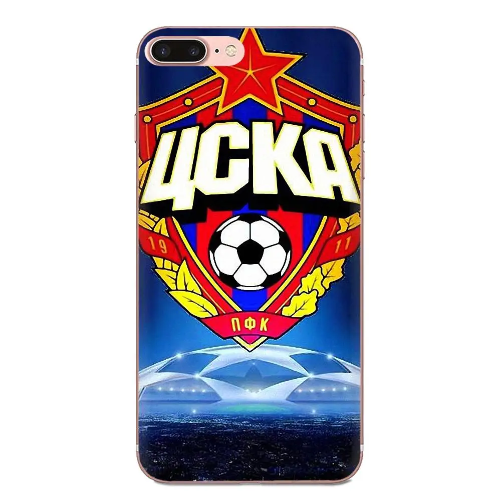 ЦСКА клуб корпус мобильного телефона из ТПУ прозрачный чехол для Galaxy Note J1 J2 J3 J330 J4