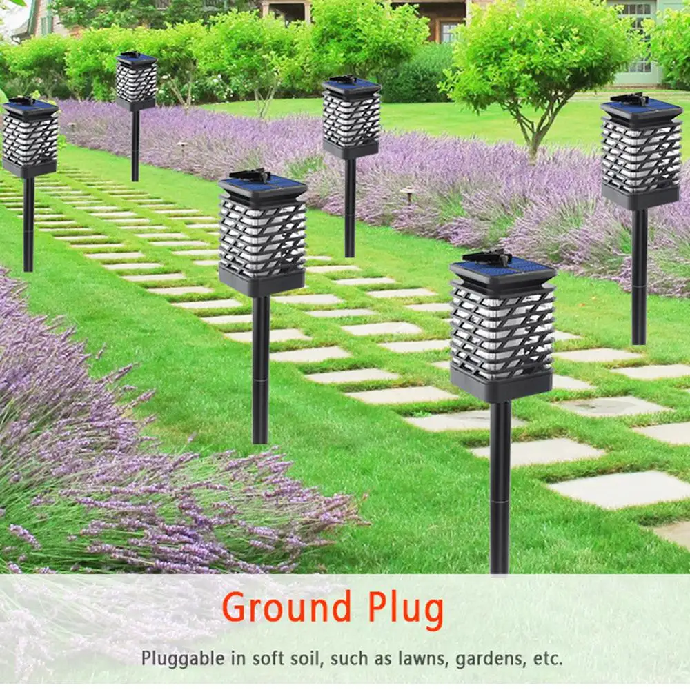 Солнечный Фонари для дома и улицы фонари на солнечных батареях 12LED Мерцающие