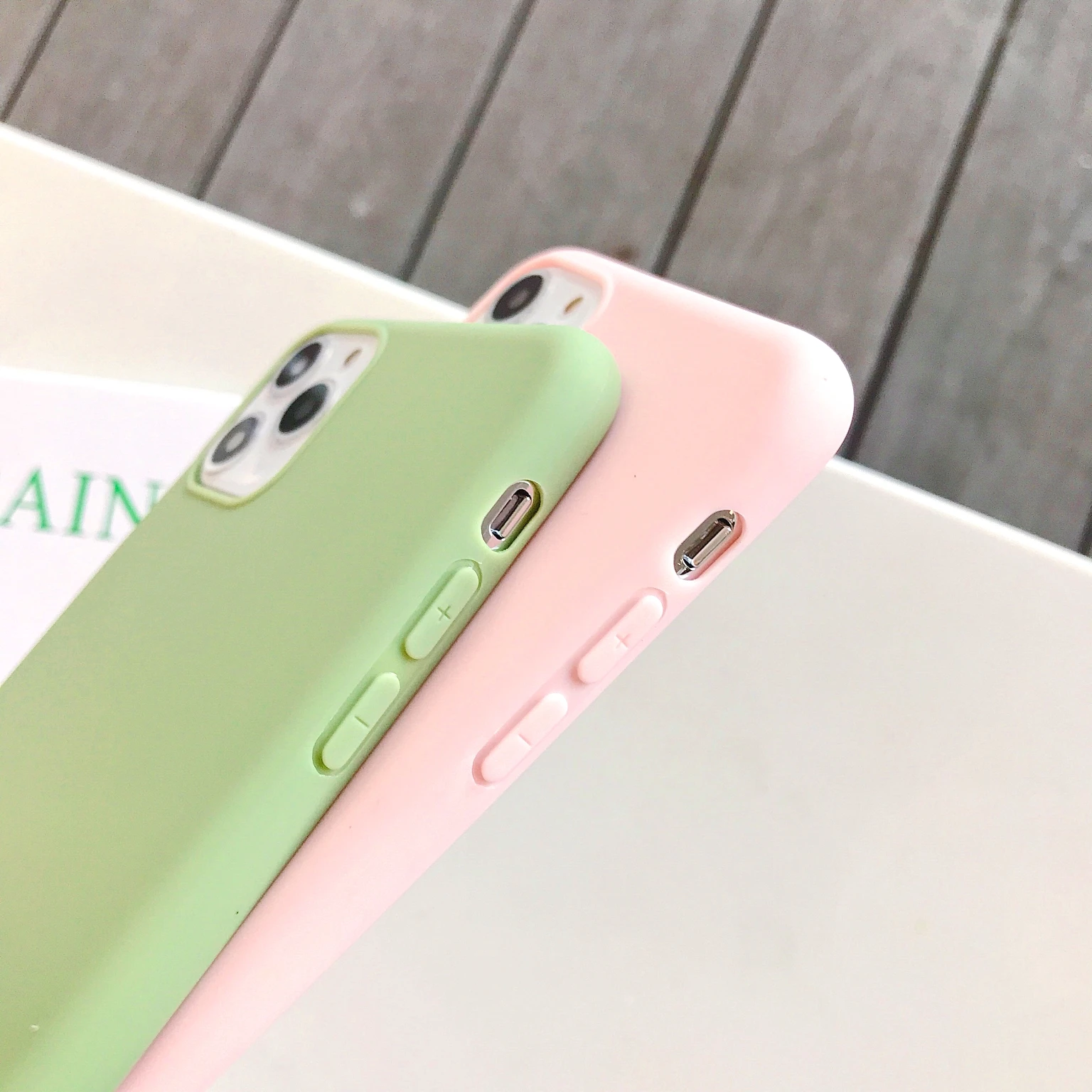 LISCN мягкий чехол для телефона из ТПУ iPhone 5S 5 6 6splus 7 8 X XS XR Xs Max 11 Pro 8plus Чехол 9 цветов