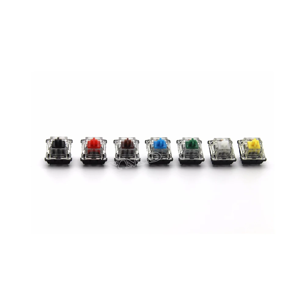 Gateron Прозрачная крышка MX 3 pin 5 переключатель вал для всех Механическая поддержка