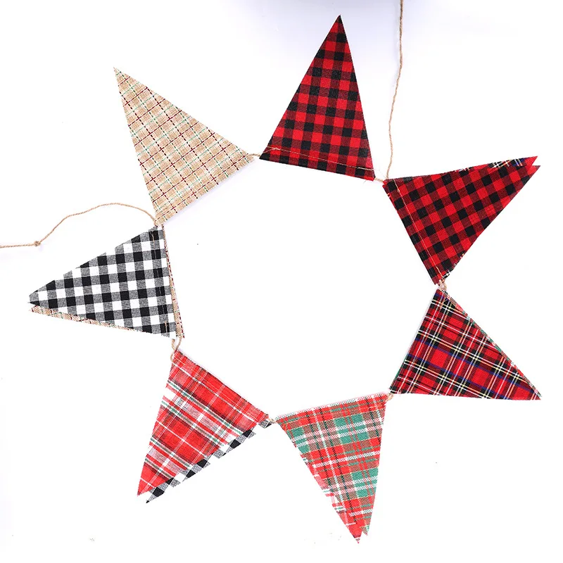 

Flag Multicolor Polyester Garland Banner for Baby Shower Birthday Party Decoration Kids Room Triangle Decor Bunting 12 Pull 4.5m