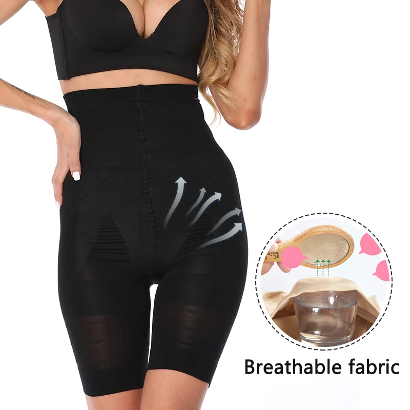 Спящая красавица шейпер для ног для женщин Высокая талия скульптуры сна корректирующие штаны бескостный животик контроль трусики бедра стройнее