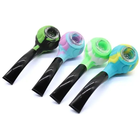 Портативная стеклянная трубка для курения прочный фильтр табачной трубы