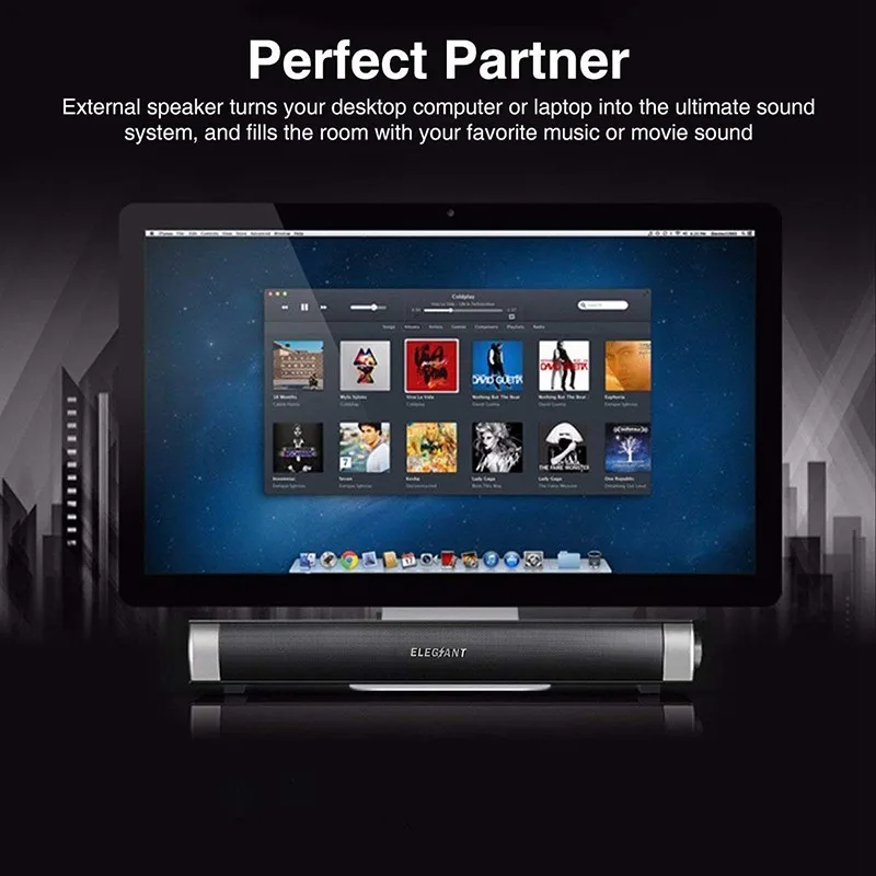 VTIN TOP Wireless Bluetooth Speaker 4.2 SoundBar Remote Control TF Card TV Cellphone Tablet Surround Sound System | Электроника
