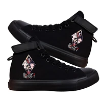 kakegurui high top canvas shoes japanese game cosplay print casual breathable leisure unisex sport sneakers vulcanize 2021